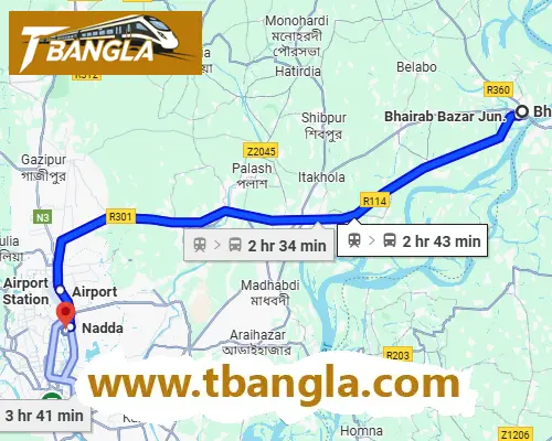 Bhairab to Dhaka Train Schedule