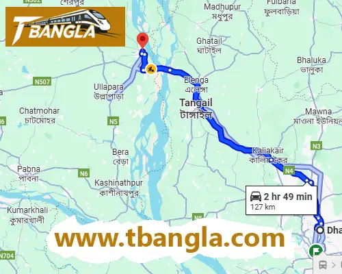 Dhaka to Sirajganj Train Schedule