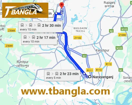 Narayanganj to Dhaka Train Schedule